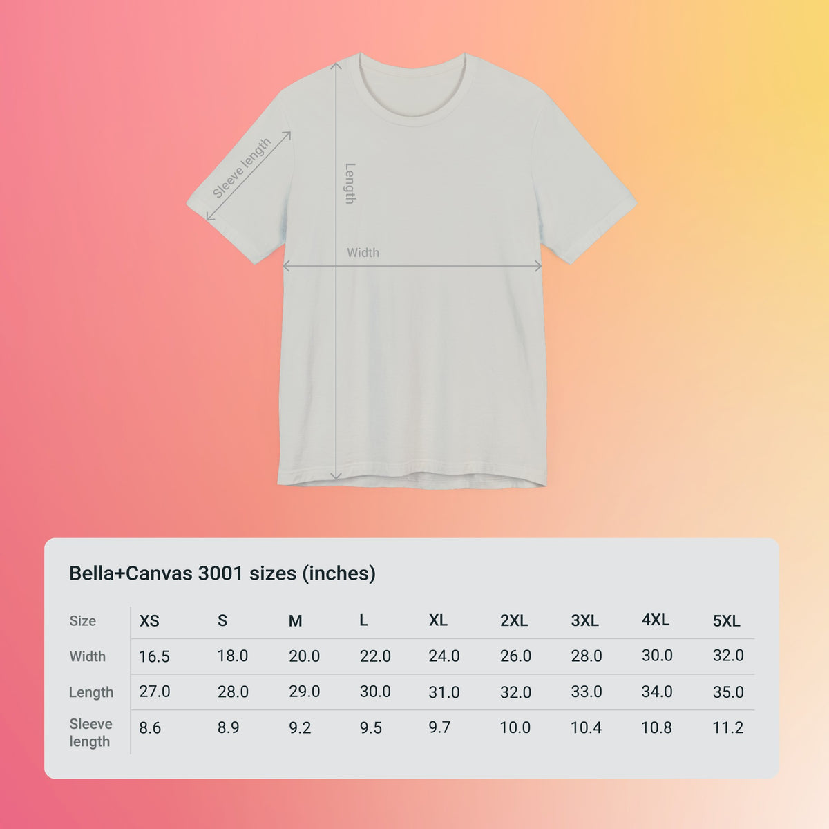 Unisex Jersey Short Sleeve Tee