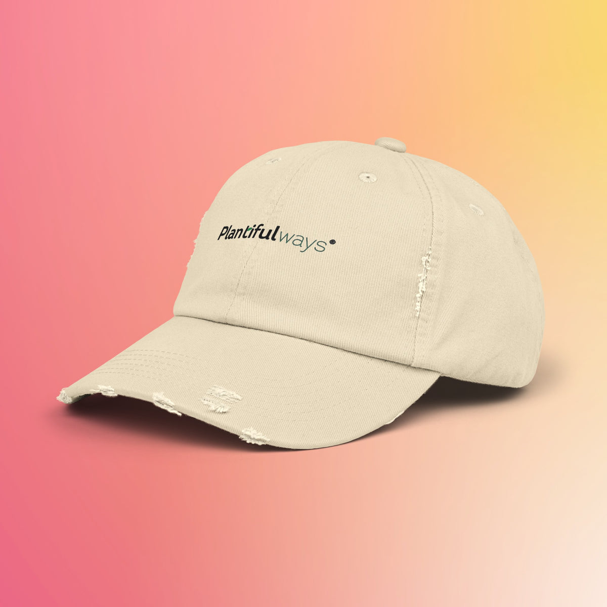 Unisex Distressed Cap