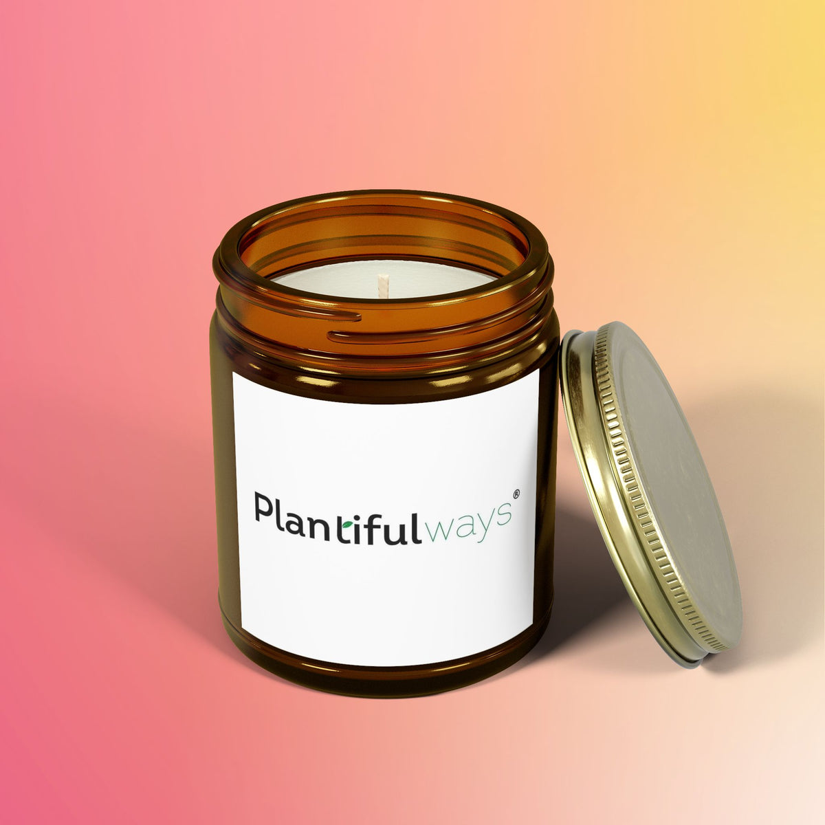 Scented Coconut Apricot Candles (4oz, 9oz)