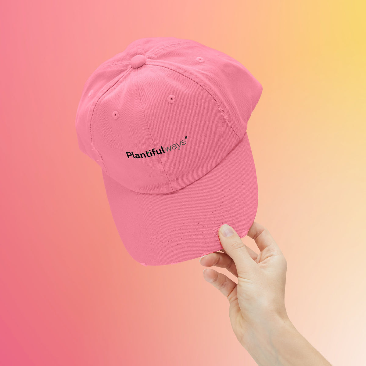 Unisex Distressed Cap