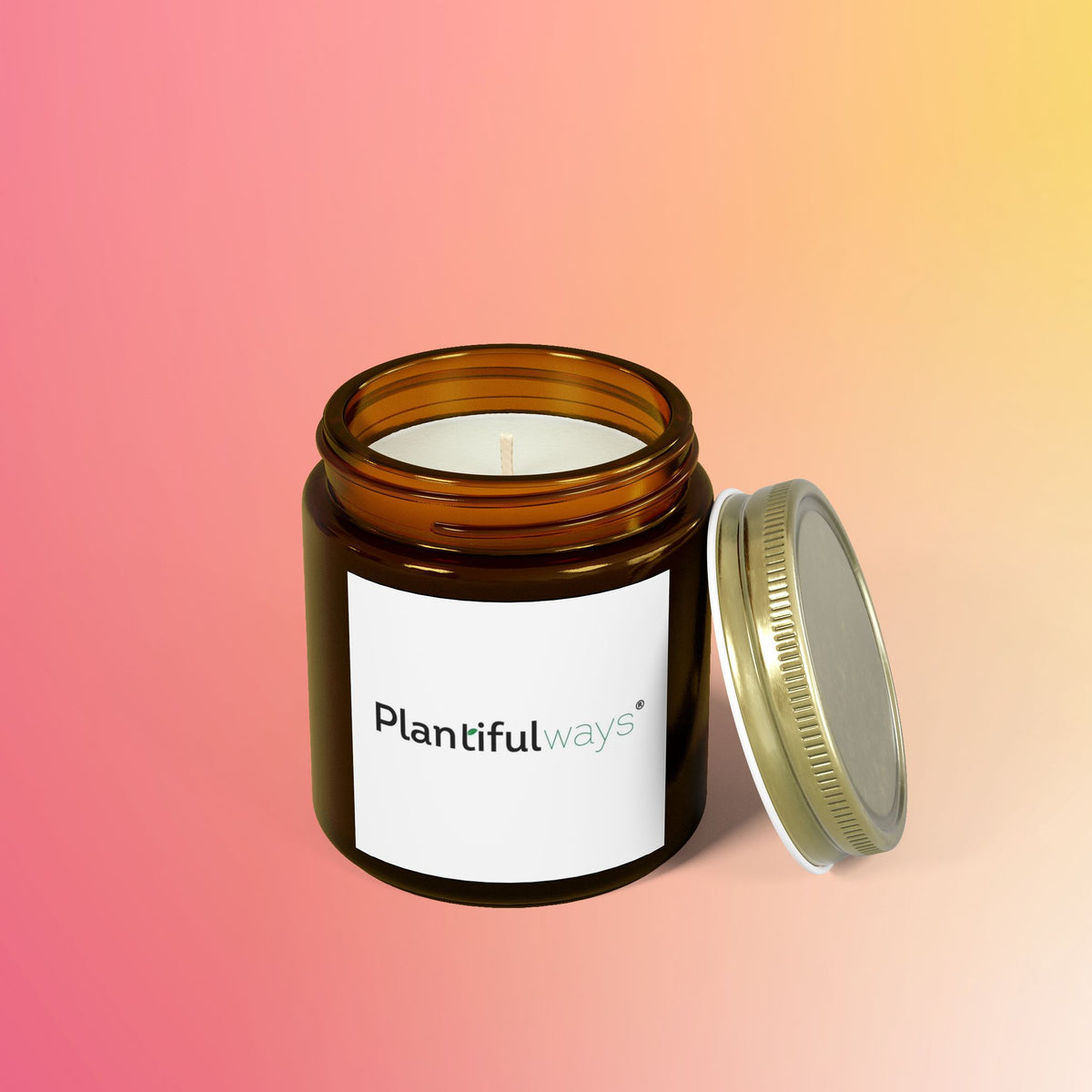 Scented Coconut Apricot Candles (4oz, 9oz)