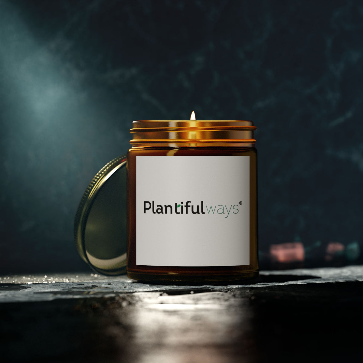 Scented Coconut Apricot Candles (4oz, 9oz)