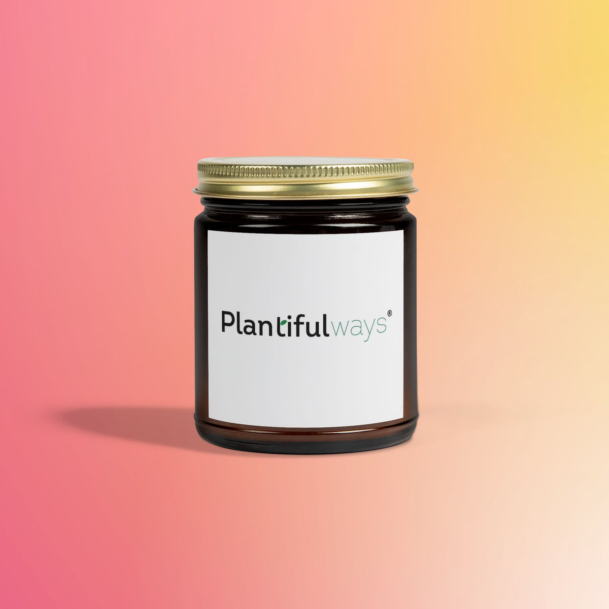 Scented Coconut Apricot Candles (4oz, 9oz)