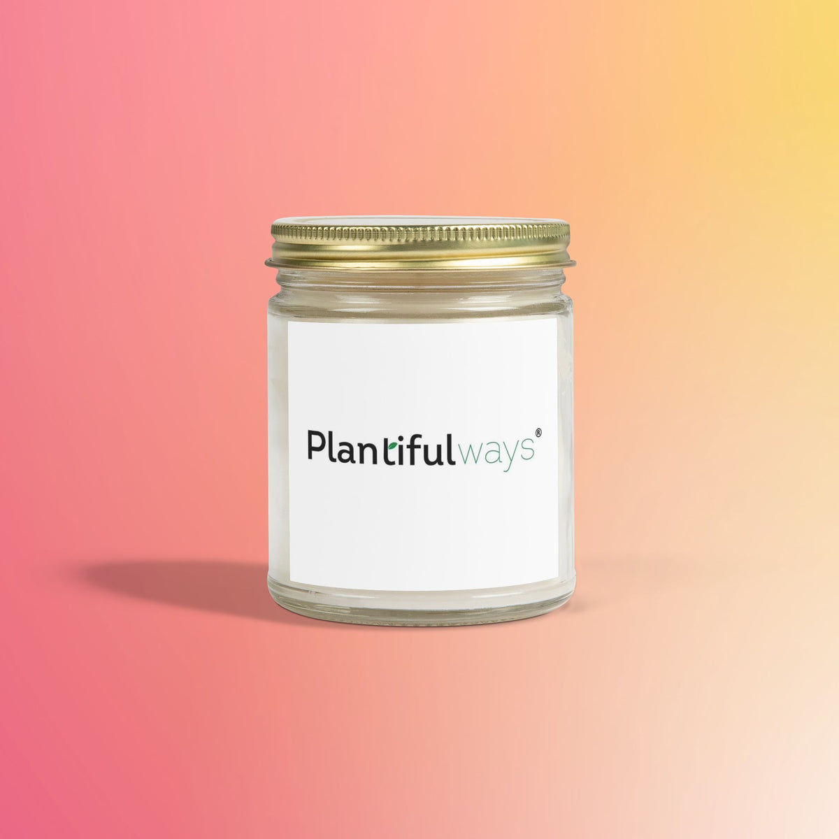 Scented Coconut Apricot Candles (4oz, 9oz)