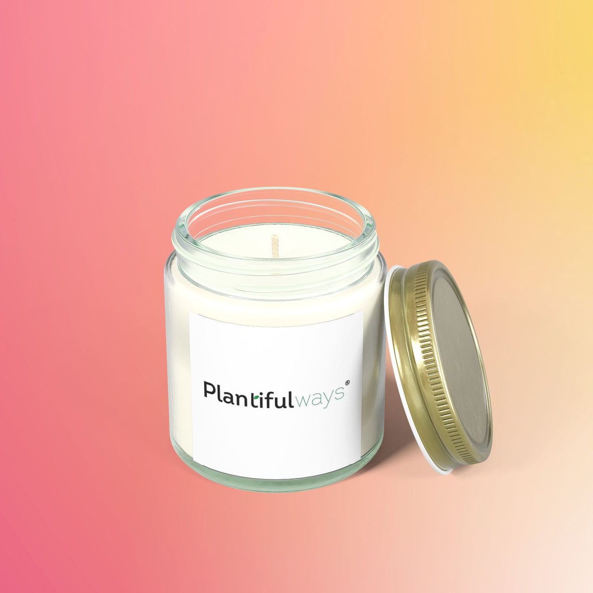Scented Coconut Apricot Candles (4oz, 9oz)