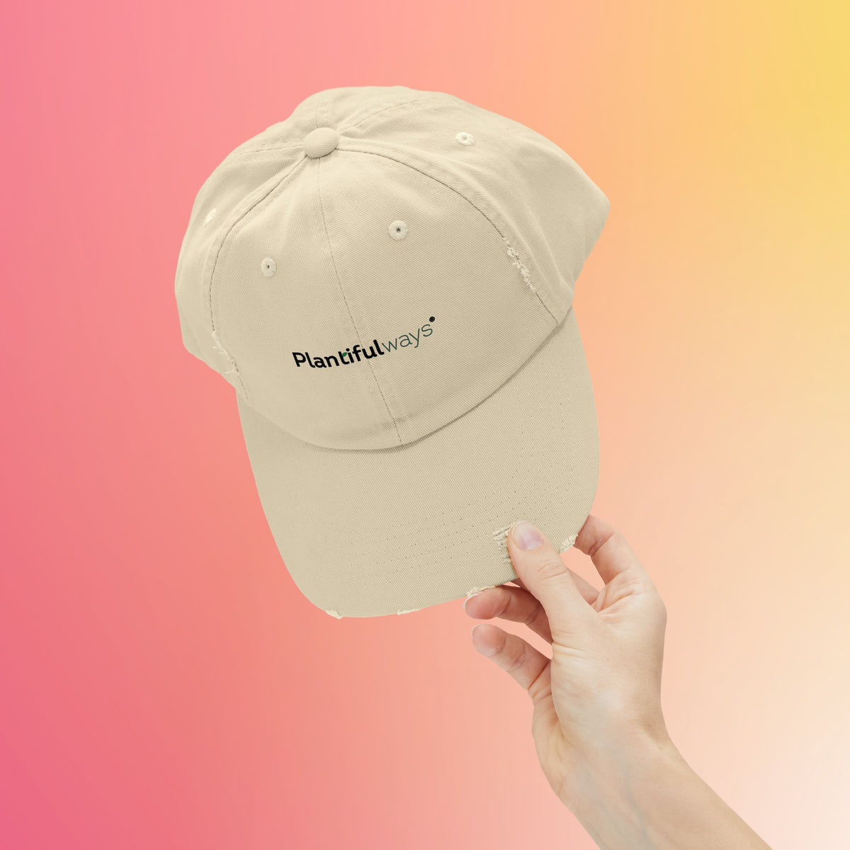 Unisex Distressed Cap