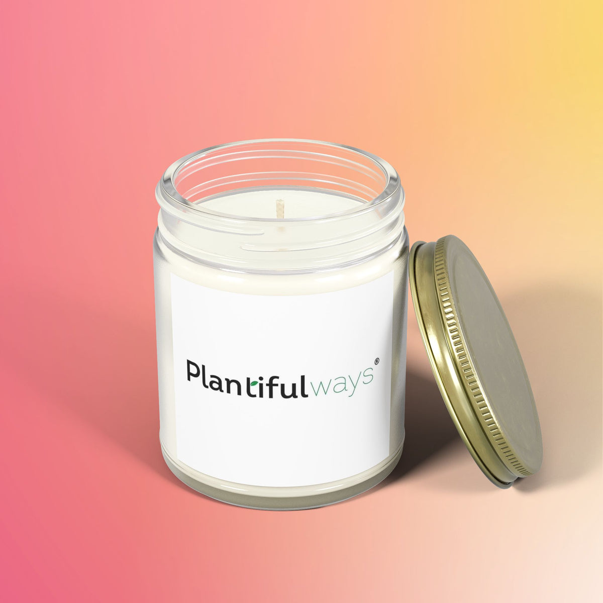 Scented Coconut Apricot Candles (4oz, 9oz)