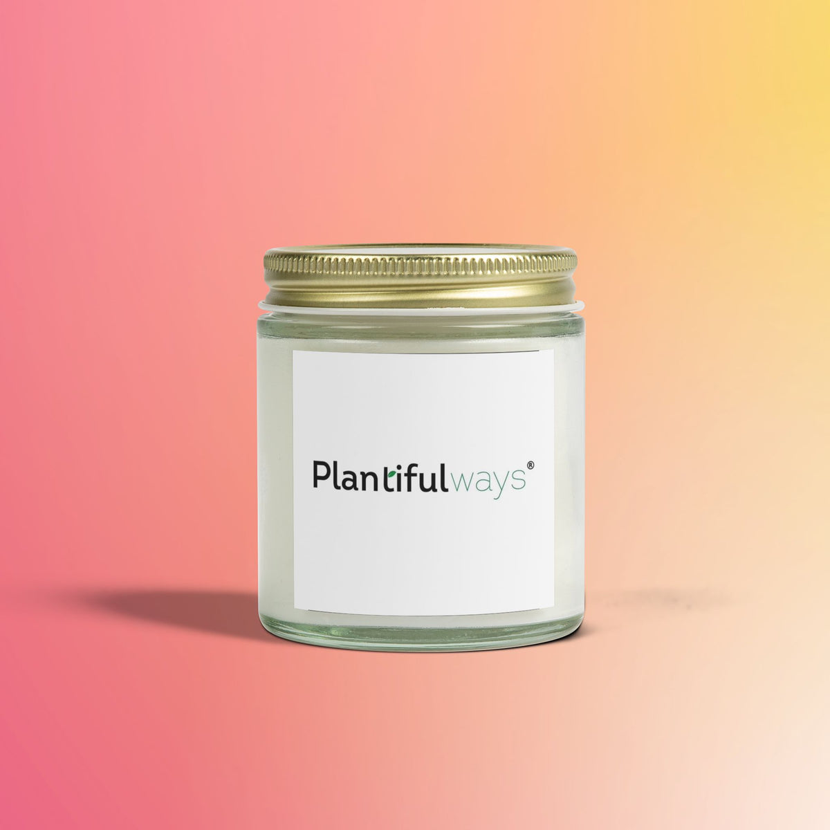 Scented Coconut Apricot Candles (4oz, 9oz)