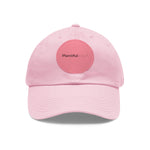 Dad Hat with Leather Patch (Round)