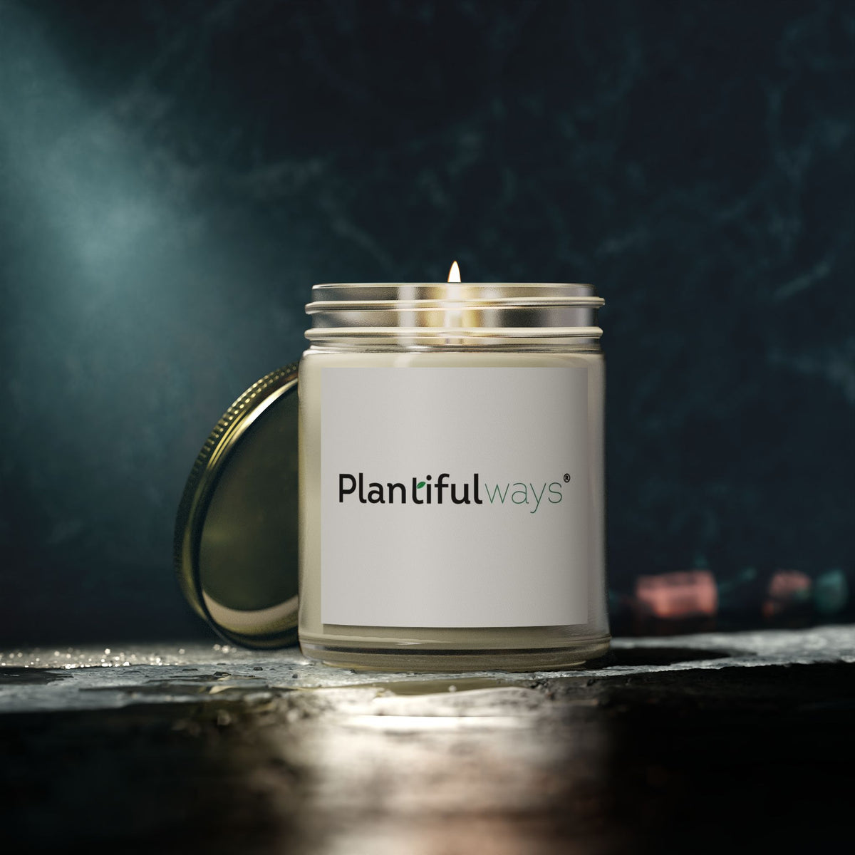 Scented Coconut Apricot Candles (4oz, 9oz)