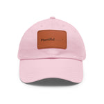 Dad Hat with Leather Patch (Rectangle)
