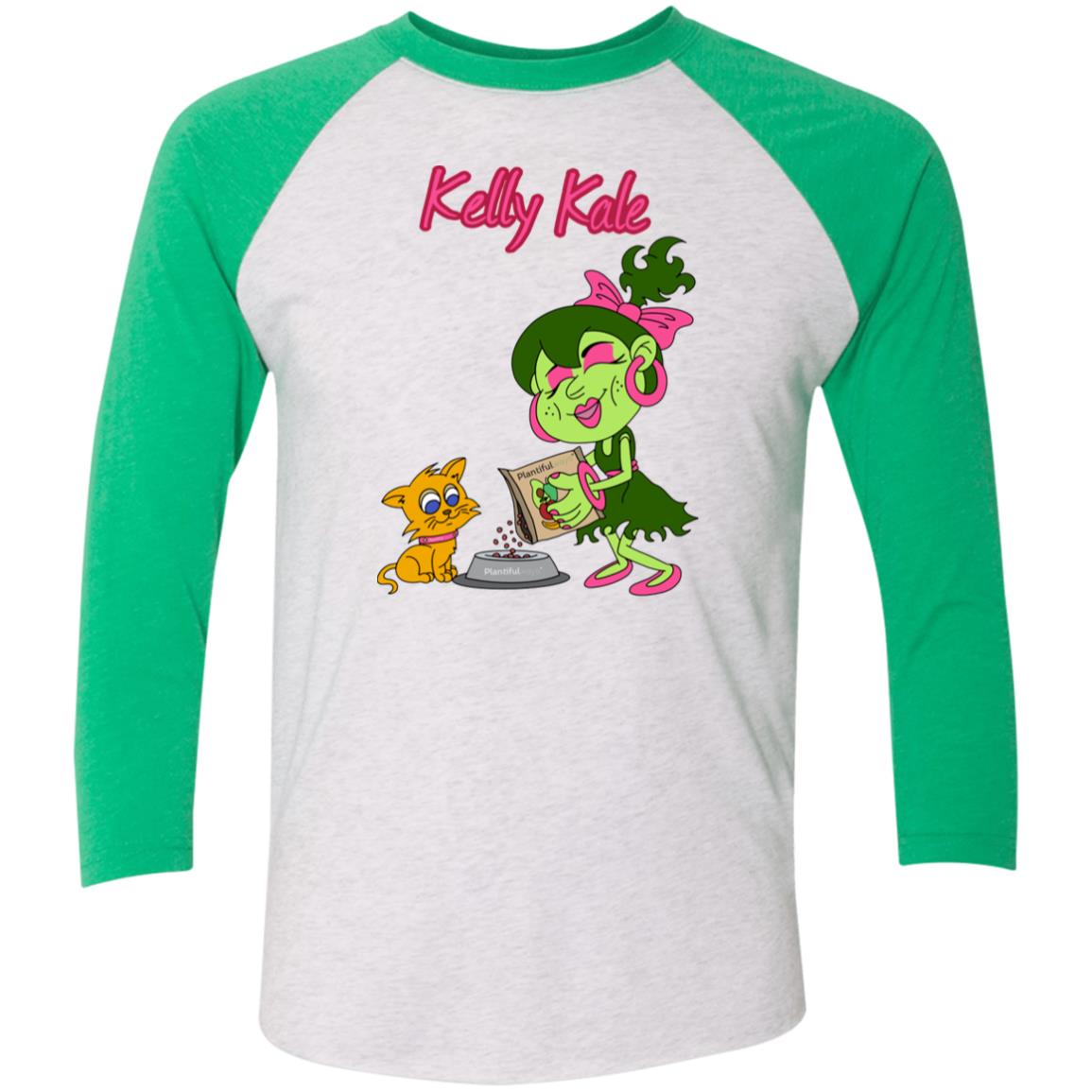 NL6051 Tri-Blend 3/4 Sleeve Raglan T-Shirt