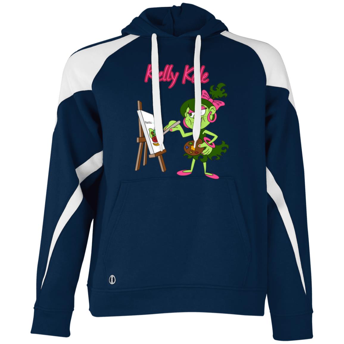 229546 Athletic Colorblock Fleece Hoodie