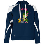229546 Athletic Colorblock Fleece Hoodie