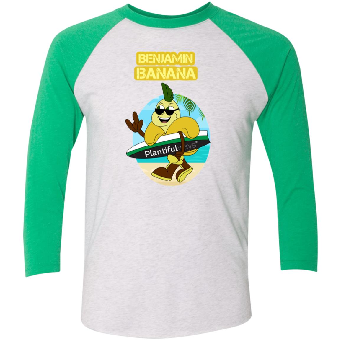 NL6051 Tri-Blend 3/4 Sleeve Raglan T-Shirt