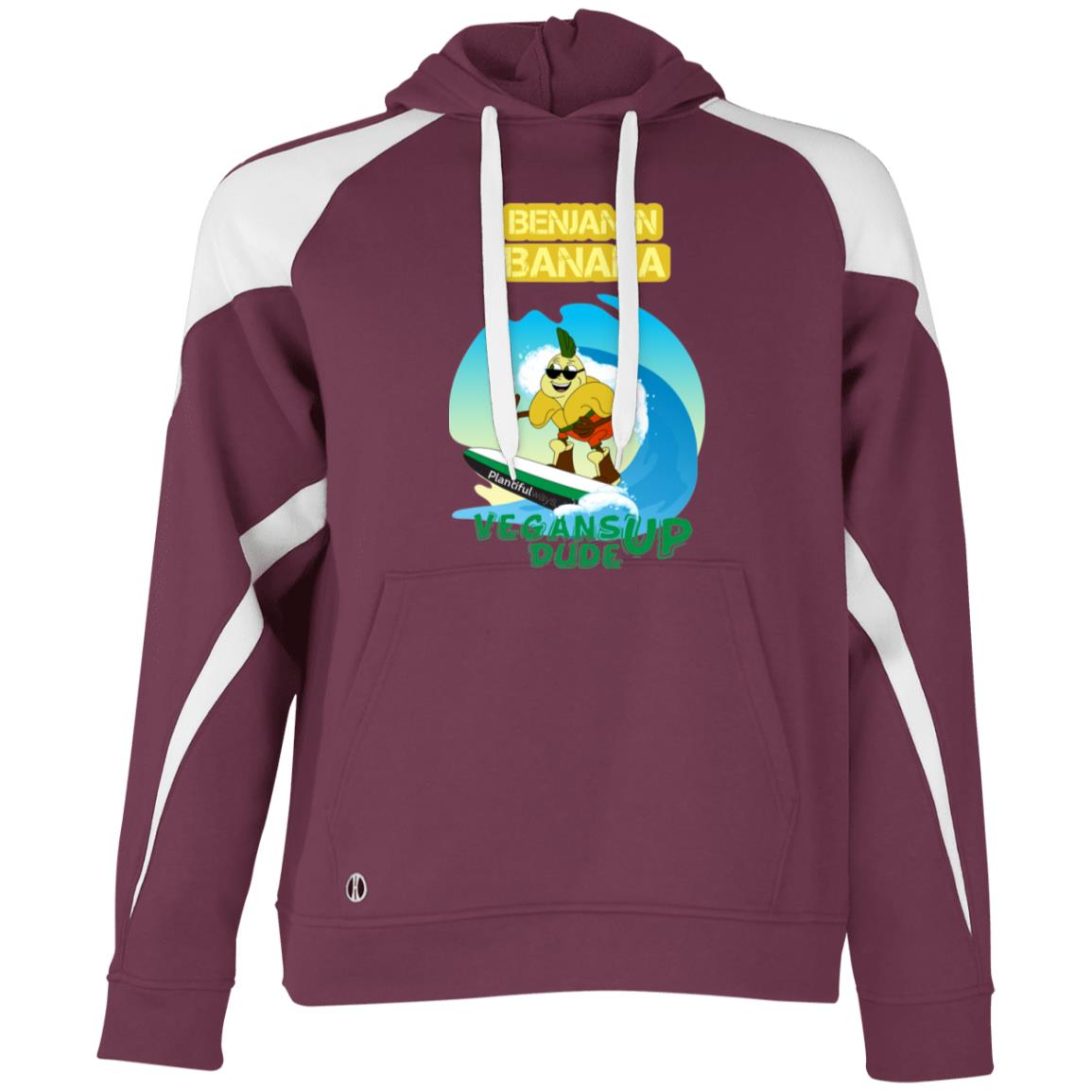 229546 Athletic Colorblock Fleece Hoodie