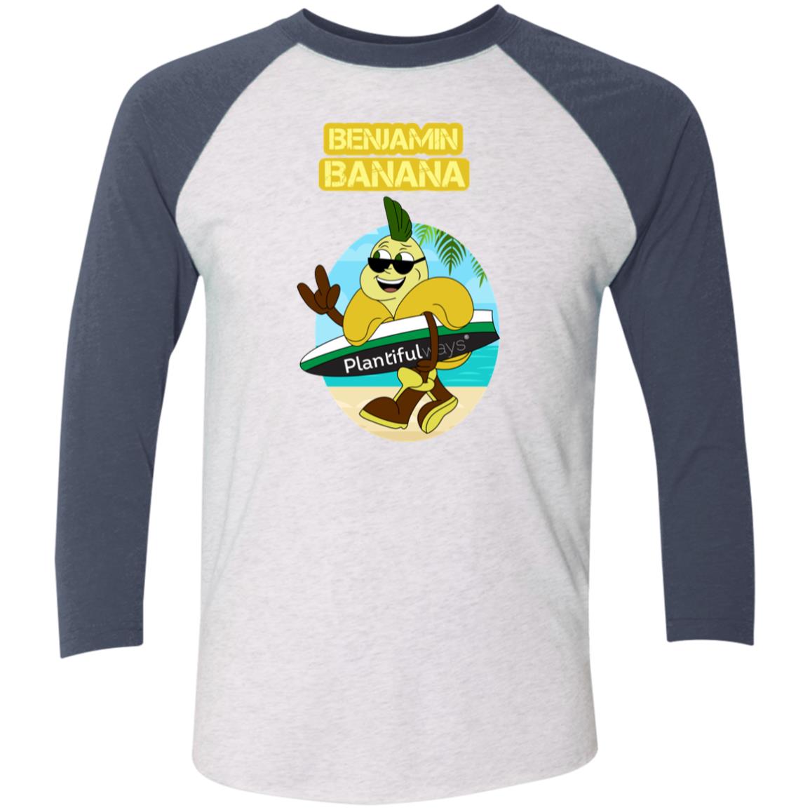 NL6051 Tri-Blend 3/4 Sleeve Raglan T-Shirt