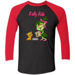 NL6051 Tri-Blend 3/4 Sleeve Raglan T-Shirt