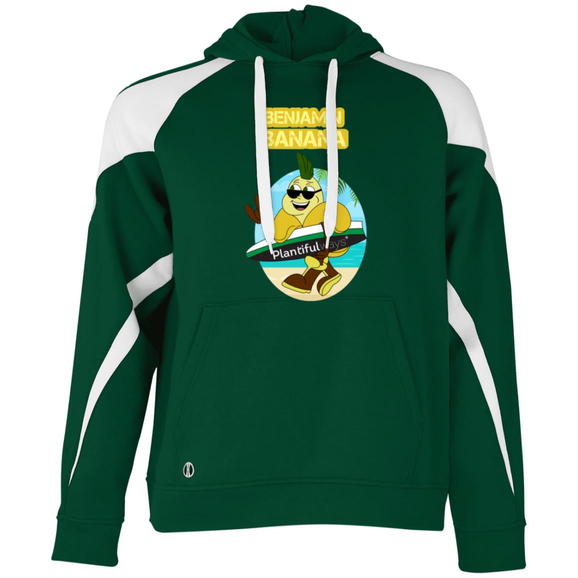 229546 Athletic Colorblock Fleece Hoodie