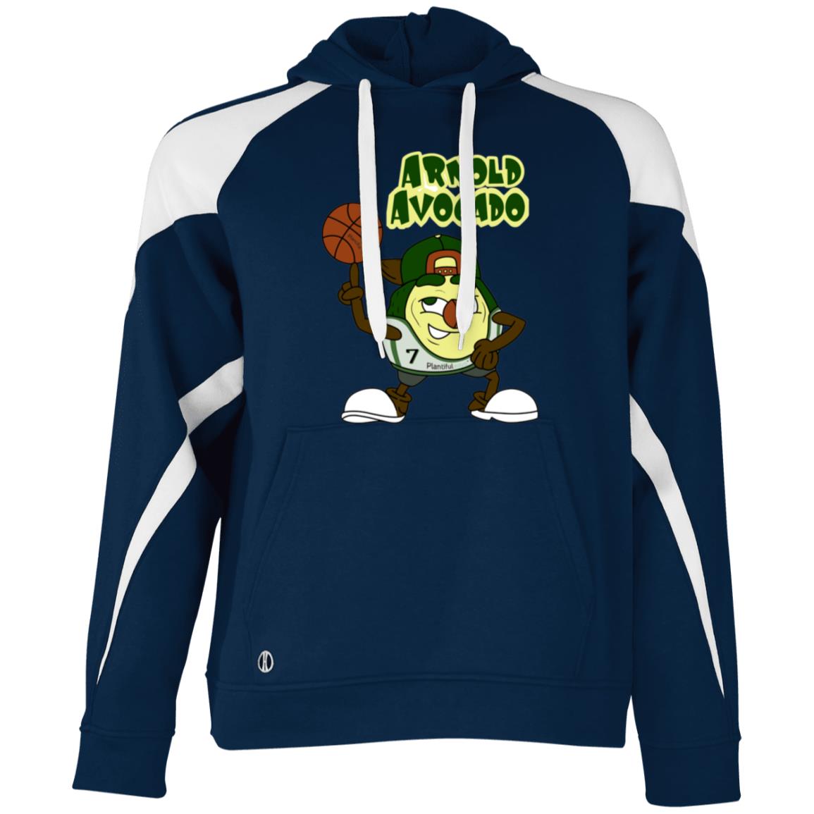 229546 Athletic Colorblock Fleece Hoodie