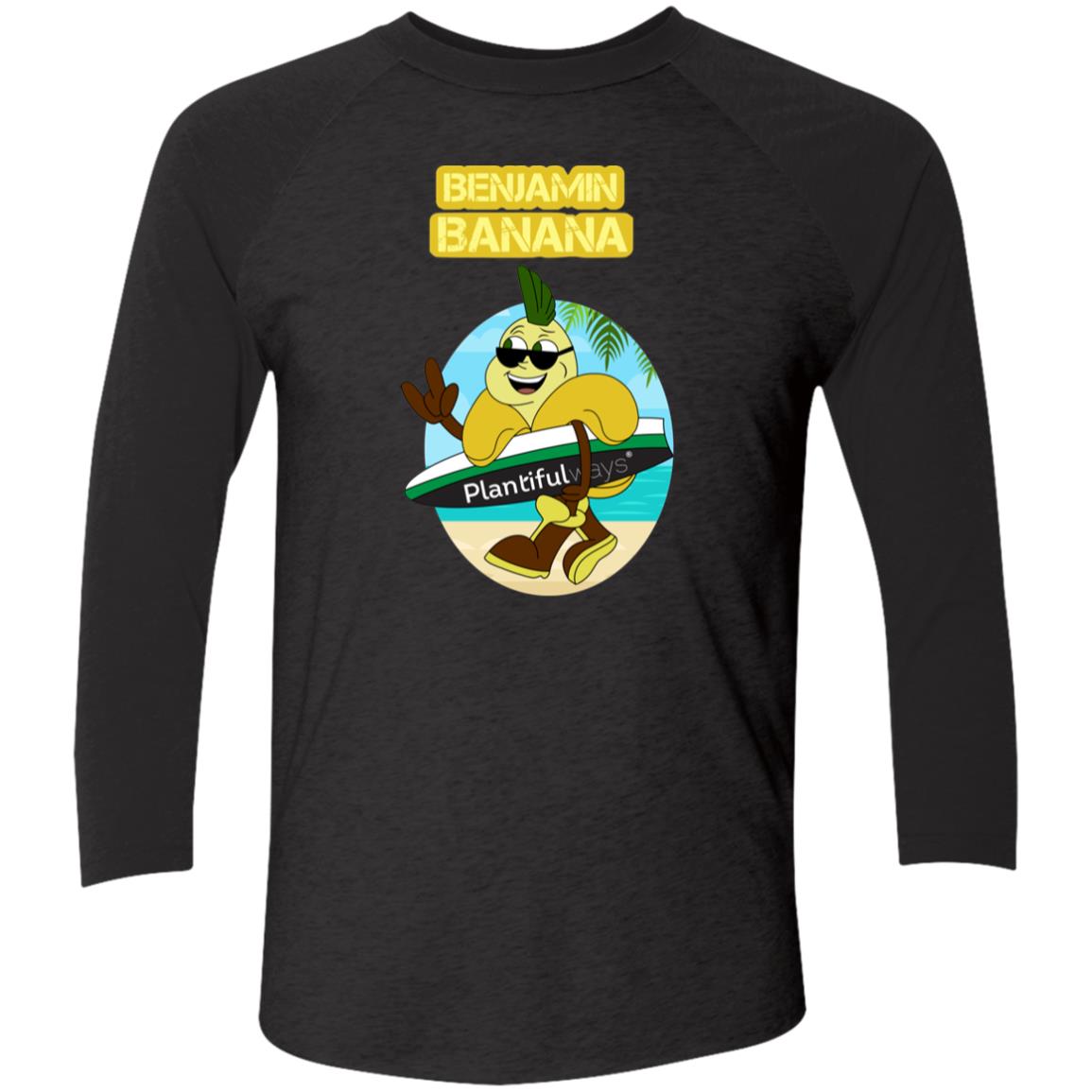 NL6051 Tri-Blend 3/4 Sleeve Raglan T-Shirt