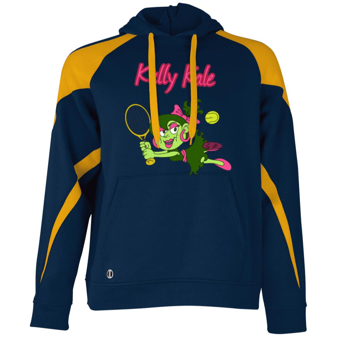 229546 Athletic Colorblock Fleece Hoodie