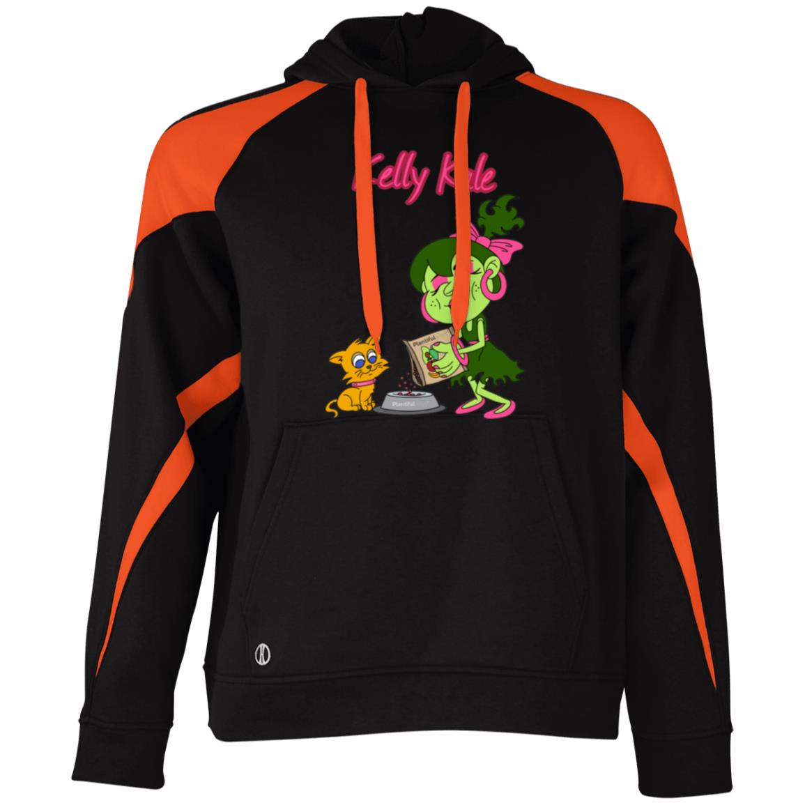 229546 Athletic Colorblock Fleece Hoodie