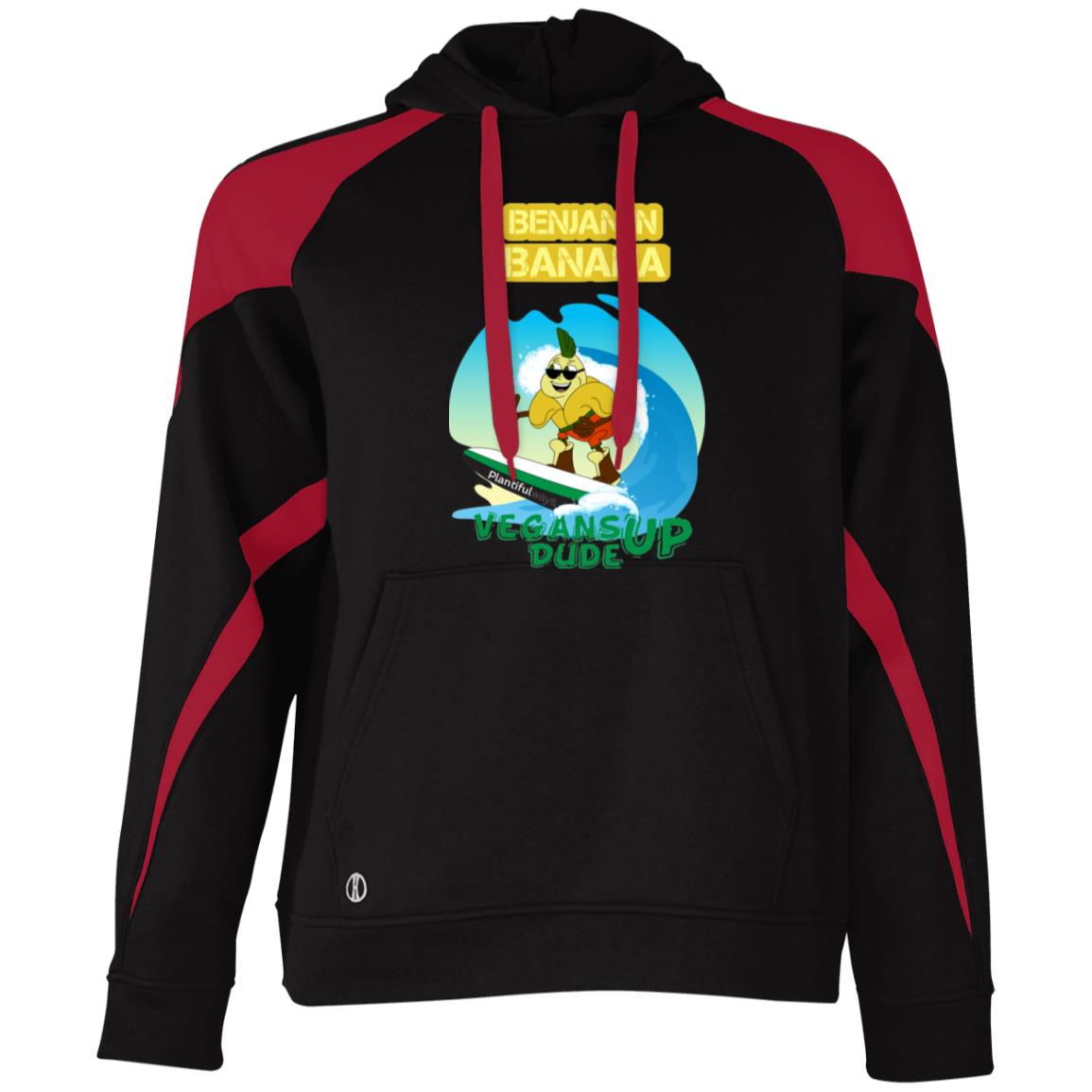 229546 Athletic Colorblock Fleece Hoodie