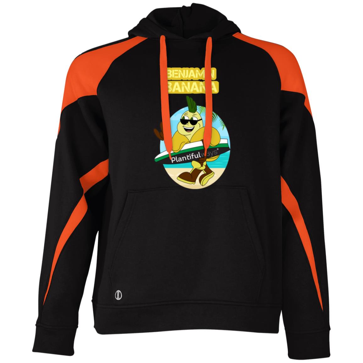 229546 Athletic Colorblock Fleece Hoodie