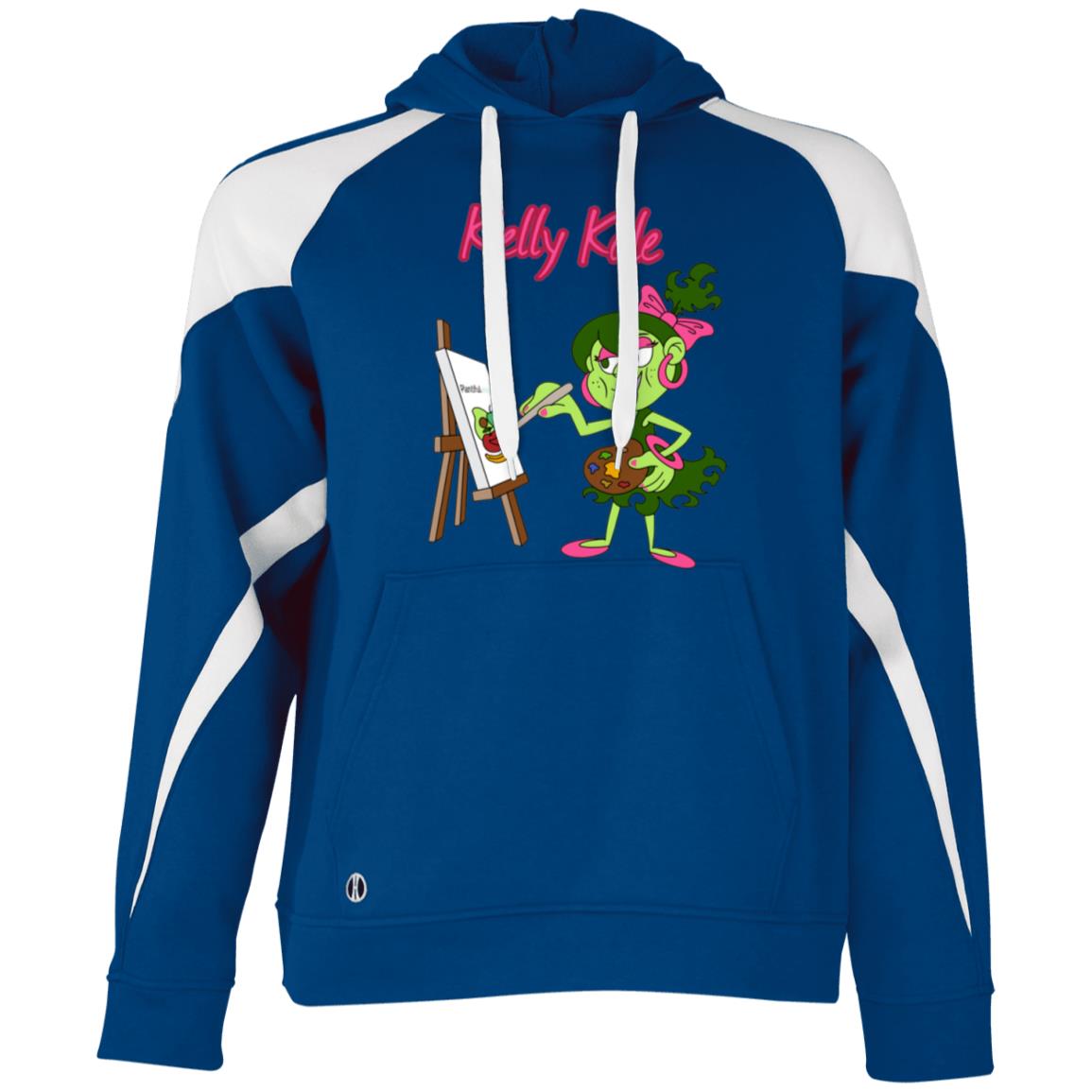 229546 Athletic Colorblock Fleece Hoodie