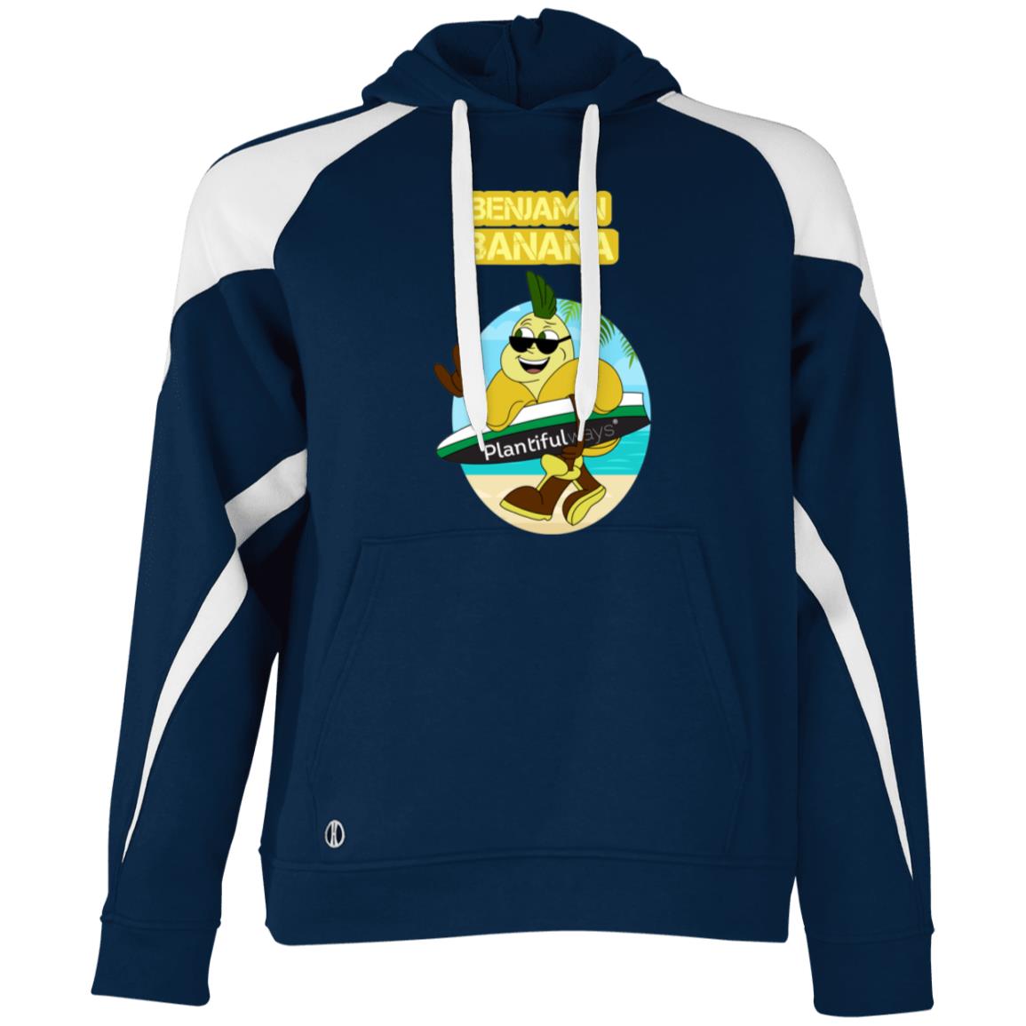 229546 Athletic Colorblock Fleece Hoodie