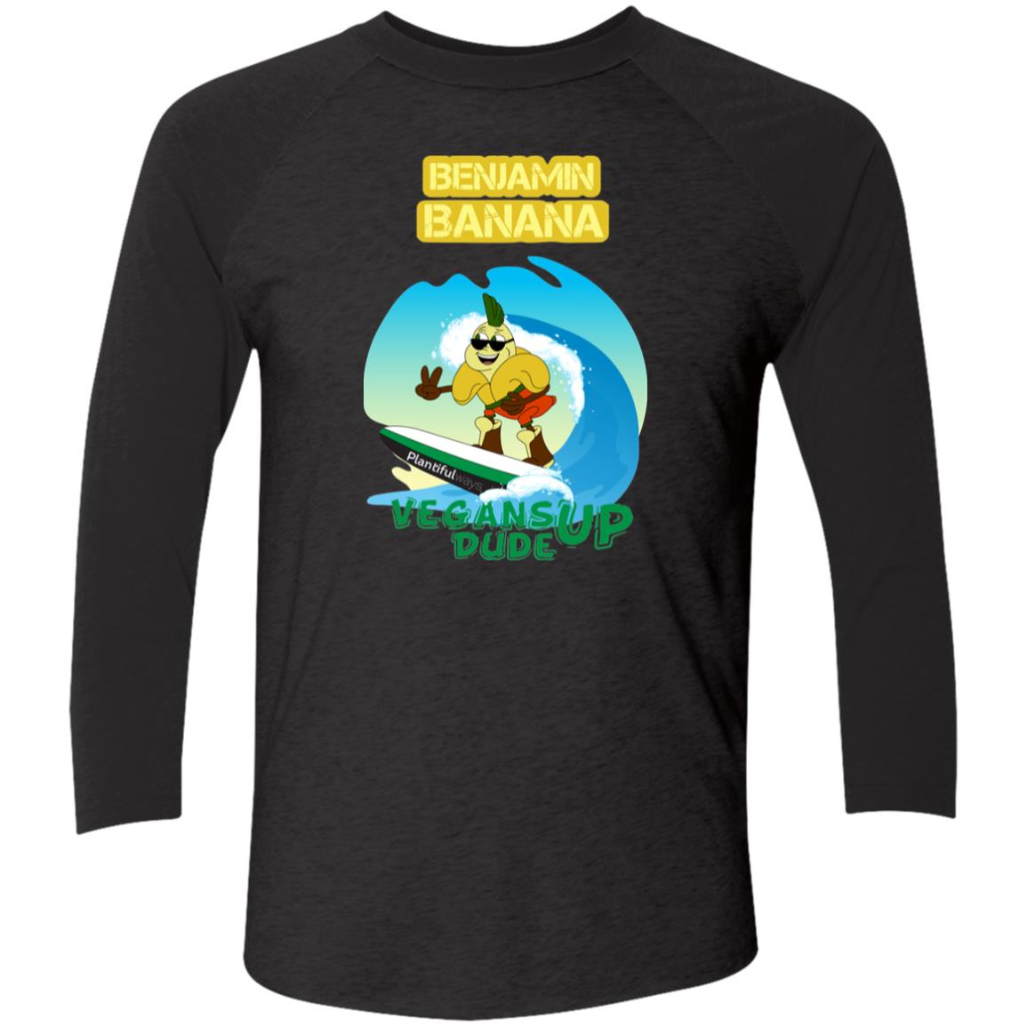NL6051 Tri-Blend 3/4 Sleeve Raglan T-Shirt