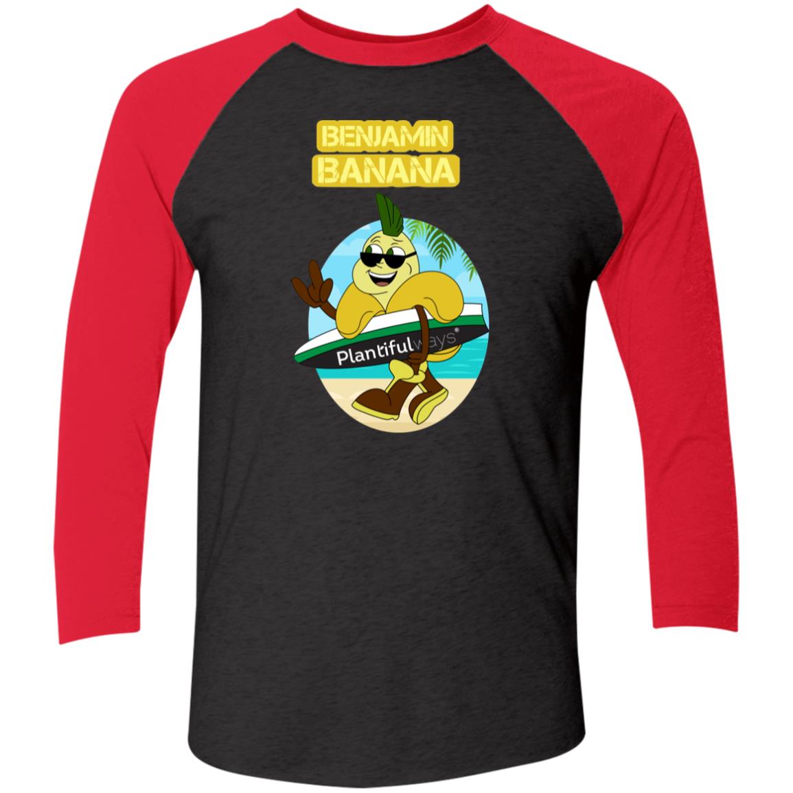 NL6051 Tri-Blend 3/4 Sleeve Raglan T-Shirt