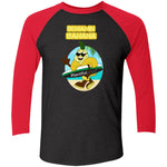 NL6051 Tri-Blend 3/4 Sleeve Raglan T-Shirt