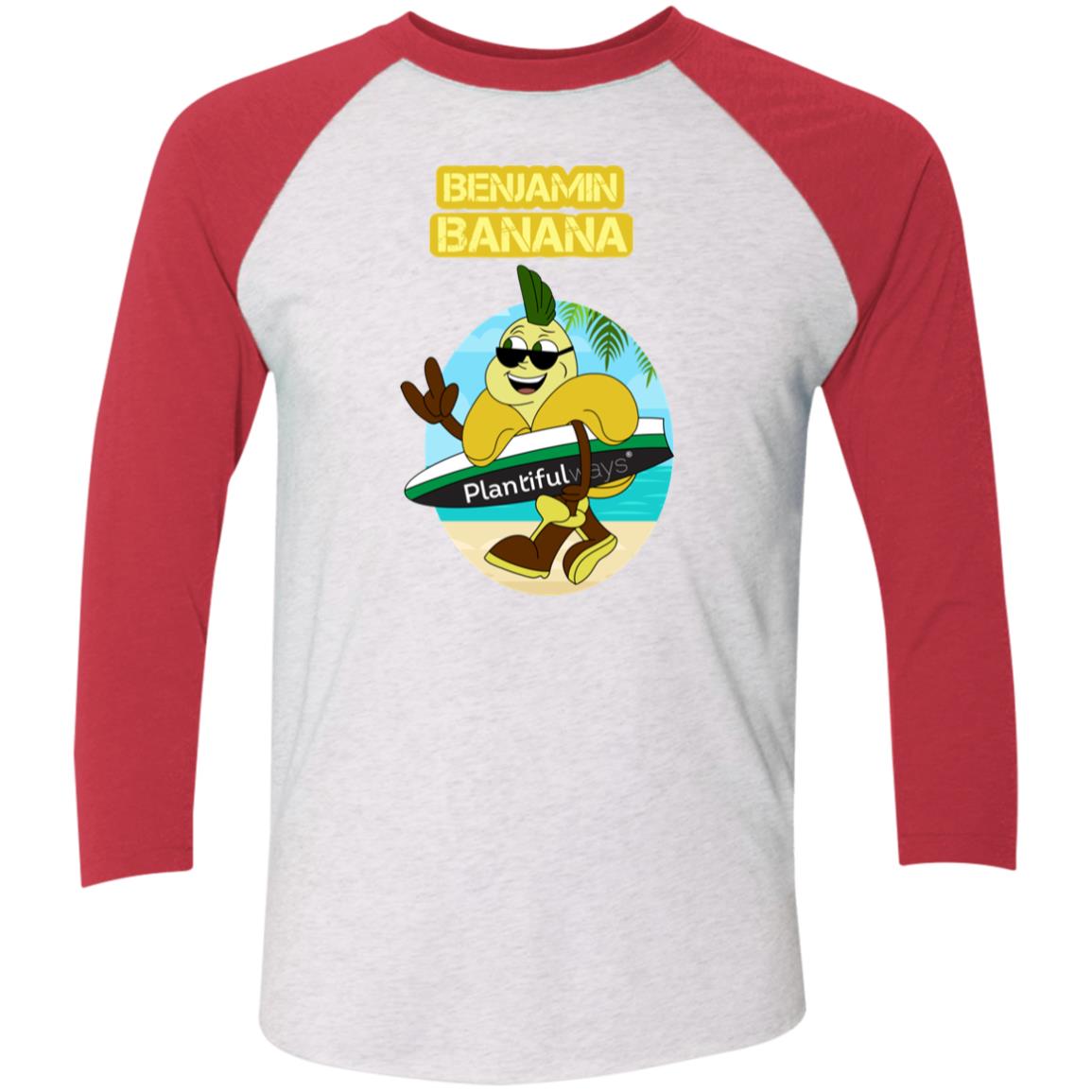 NL6051 Tri-Blend 3/4 Sleeve Raglan T-Shirt