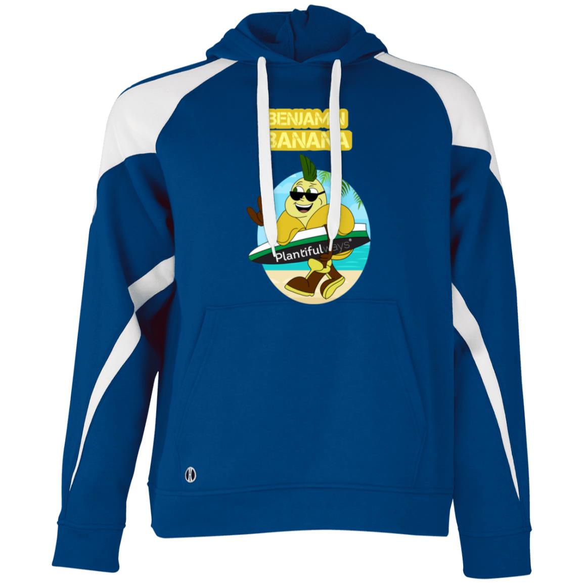 229546 Athletic Colorblock Fleece Hoodie