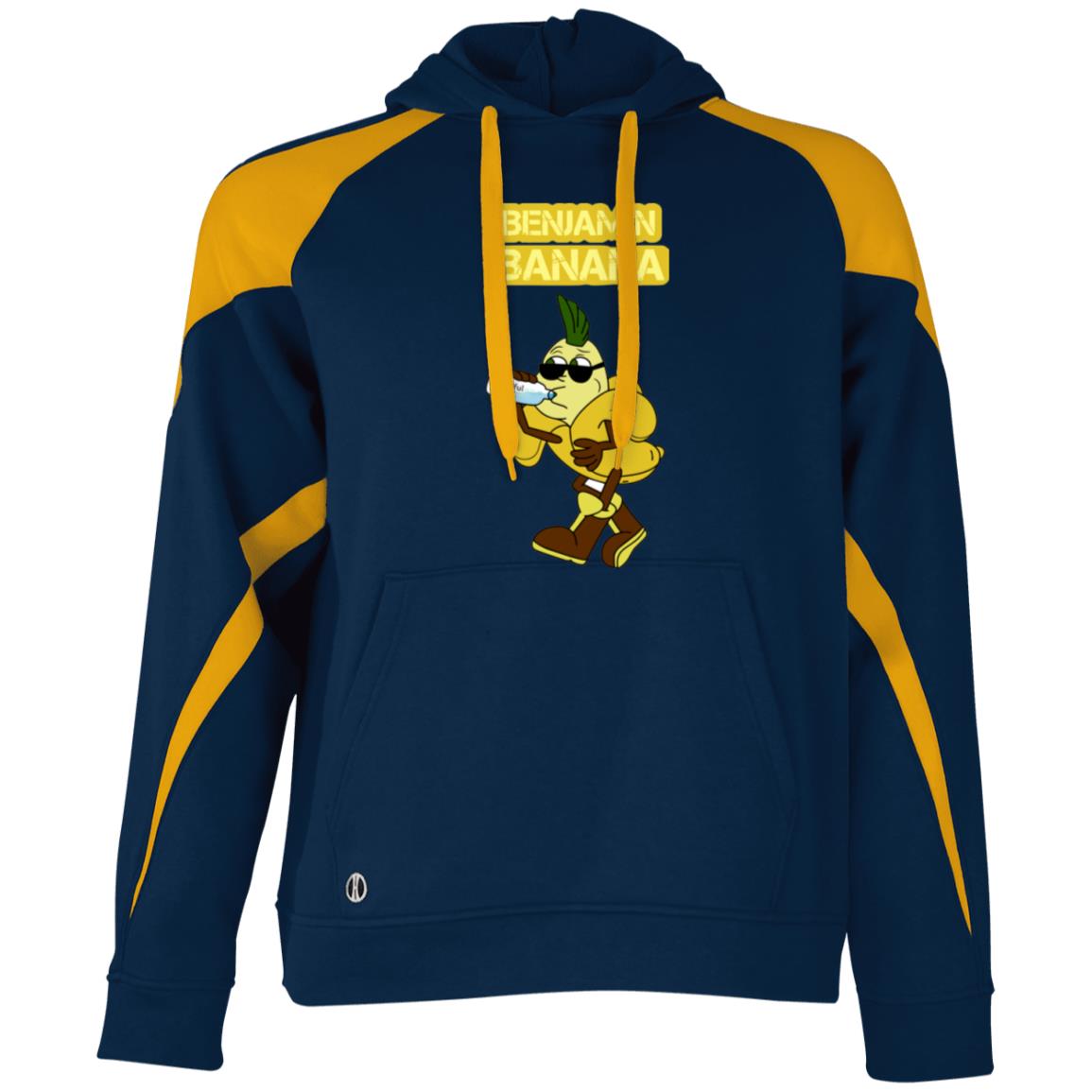 229546 Athletic Colorblock Fleece Hoodie