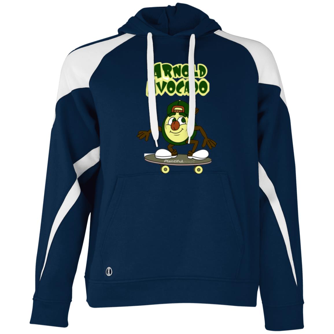 229546 Athletic Colorblock Fleece Hoodie