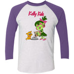 NL6051 Tri-Blend 3/4 Sleeve Raglan T-Shirt