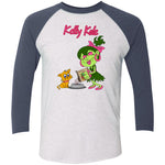 NL6051 Tri-Blend 3/4 Sleeve Raglan T-Shirt