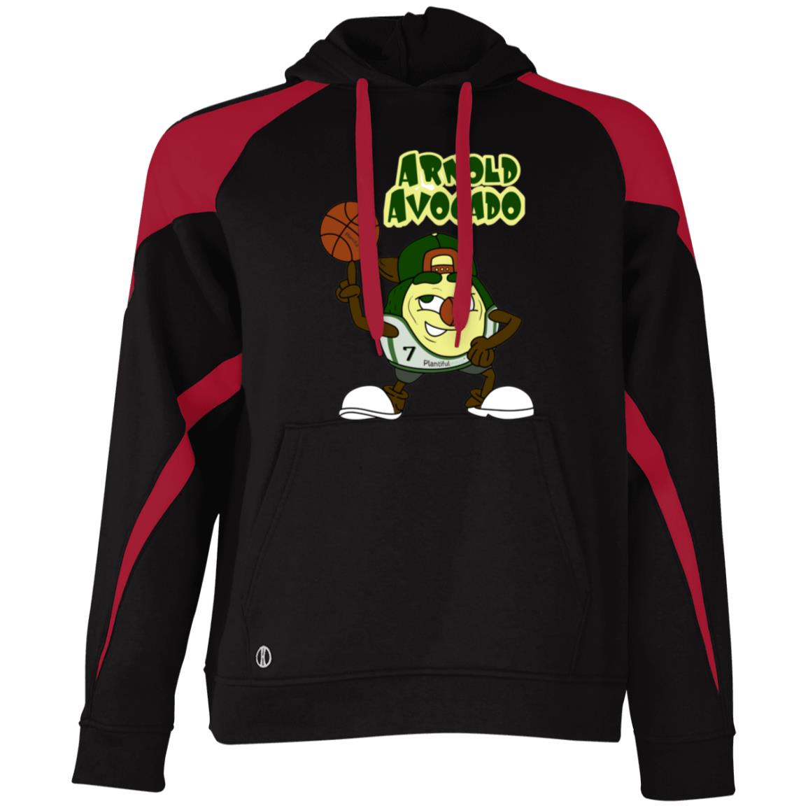 229546 Athletic Colorblock Fleece Hoodie