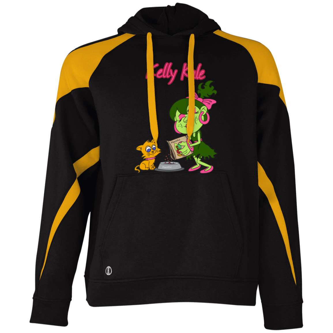 229546 Athletic Colorblock Fleece Hoodie