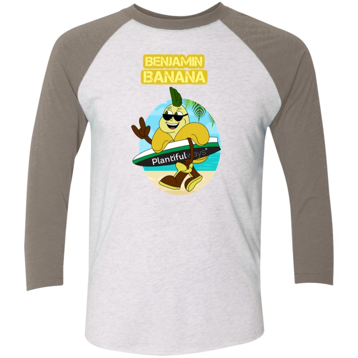 NL6051 Tri-Blend 3/4 Sleeve Raglan T-Shirt