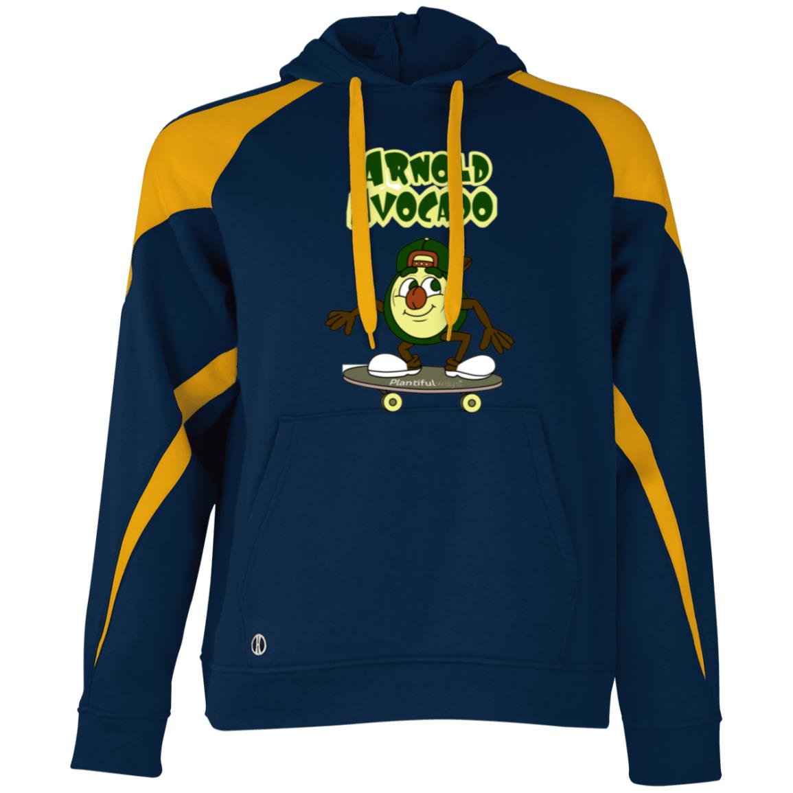 229546 Athletic Colorblock Fleece Hoodie