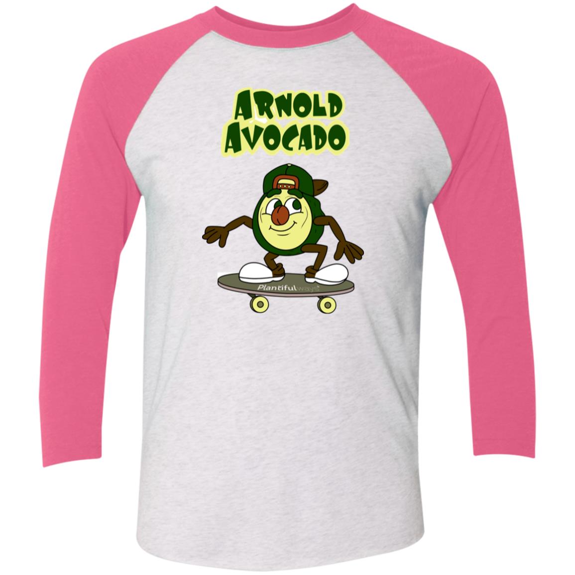 NL6051 Tri-Blend 3/4 Sleeve Raglan T-Shirt