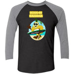 NL6051 Tri-Blend 3/4 Sleeve Raglan T-Shirt