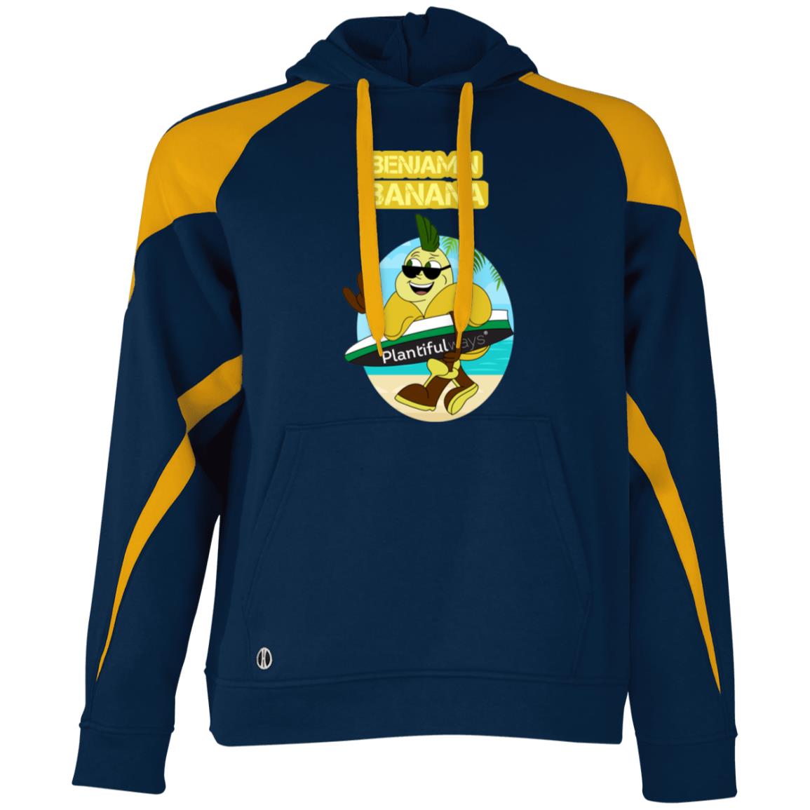 229546 Athletic Colorblock Fleece Hoodie