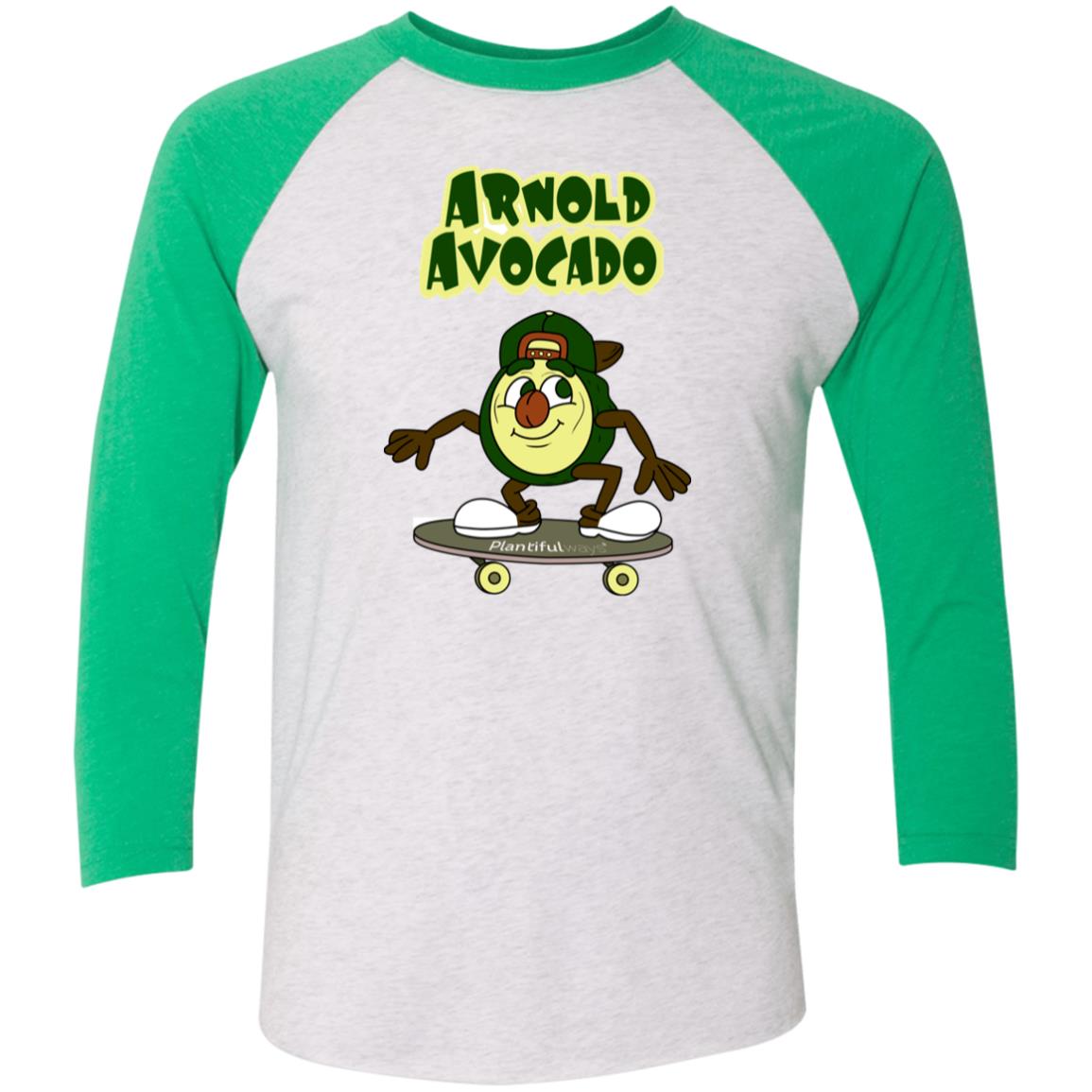 NL6051 Tri-Blend 3/4 Sleeve Raglan T-Shirt