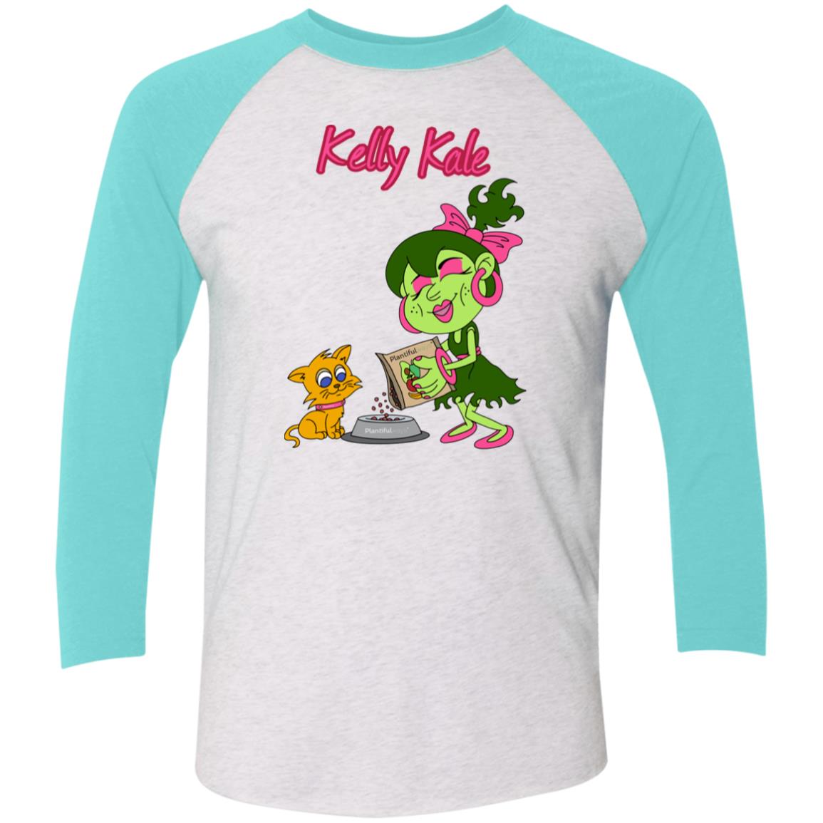NL6051 Tri-Blend 3/4 Sleeve Raglan T-Shirt