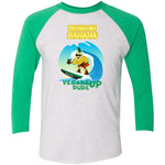 NL6051 Tri-Blend 3/4 Sleeve Raglan T-Shirt
